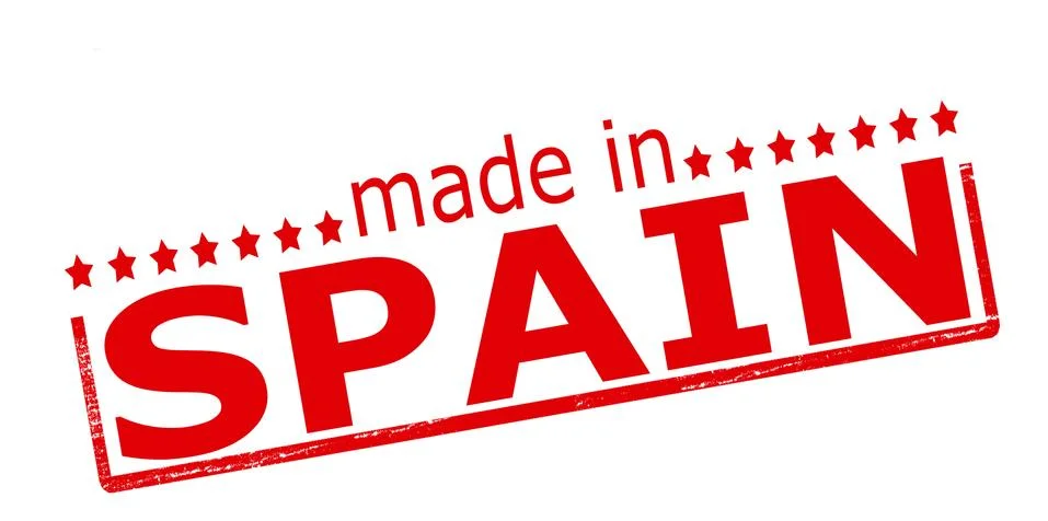 Made in Spain Illustrazione stock
