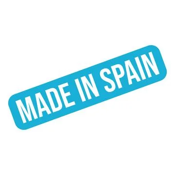 Made in Spain Rubber Stamp Vector Template Stock Illustration