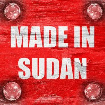 Made in sudan Stock Illustration