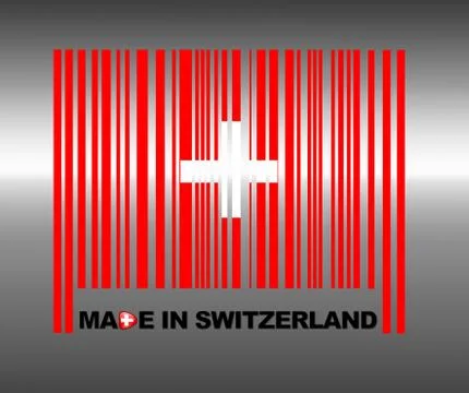 Made in switzerland. Stock Illustration
