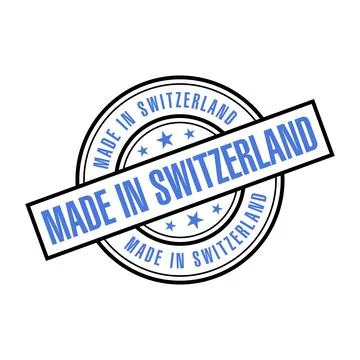 Made in Switzerland Rubber Stamp Vector Template イラスト素材