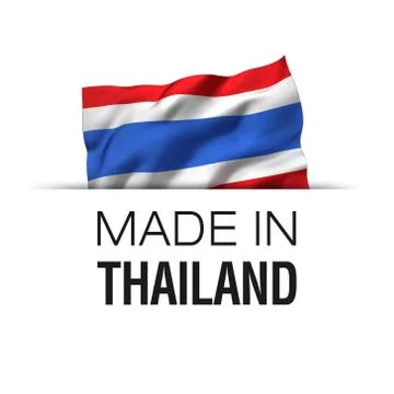 Made in Thailand - Label Stock Illustration