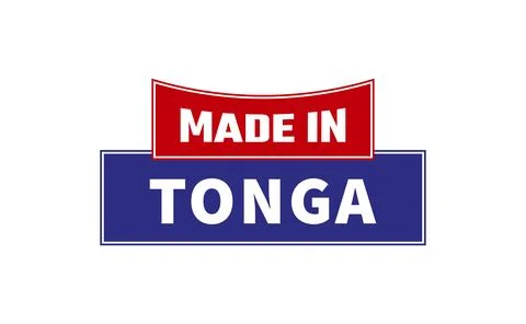 Made In Tonga Seal Vector Stock Illustration