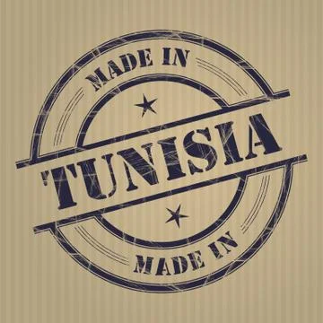 Made in Tunisia Stock Illustration