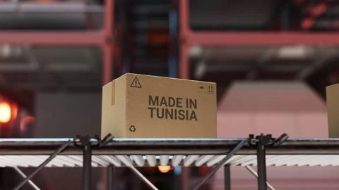 Made in Tunisia Production Loop 4K Stock Footage 265767945