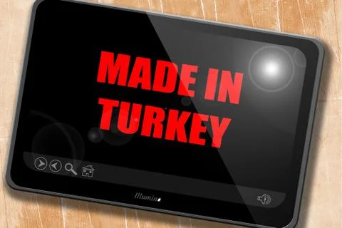 Made in turkey Stock Illustration