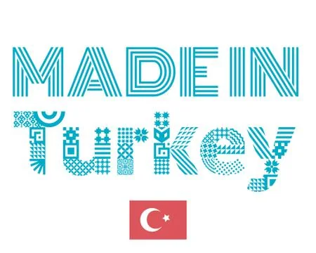 MADE IN TURKEY Stock Illustration