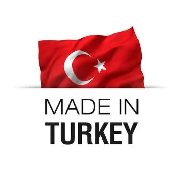 Made in Turkey - Label Stock Illustration