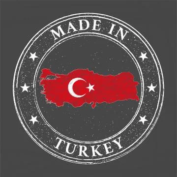 Made in Turkey template Stock Illustration