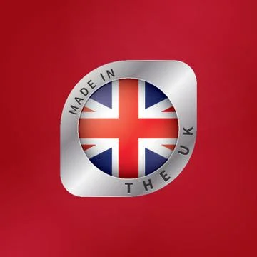 Made In Uk Illustrazione stock