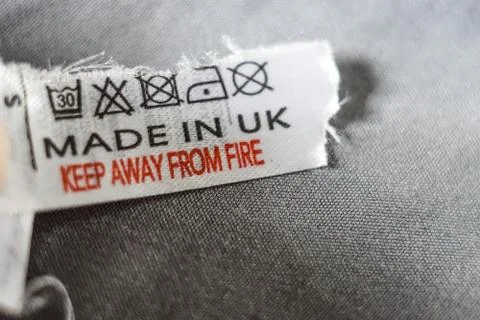 MADE IN UK Stock Photos