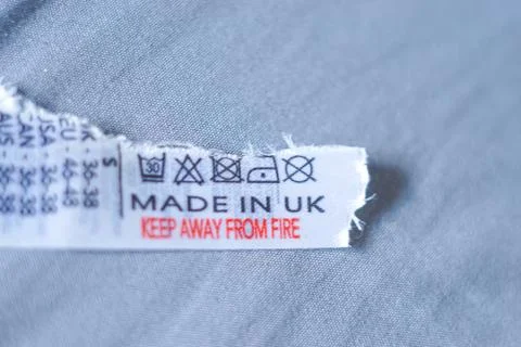 MADE IN UK Stock Photos