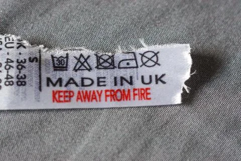 MADE IN UK Stock Photos