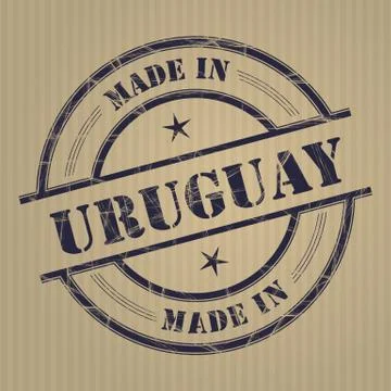 Made in Uruguay Stock Illustration