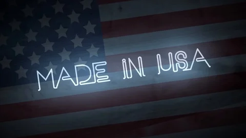 Made In USA Stock Footage