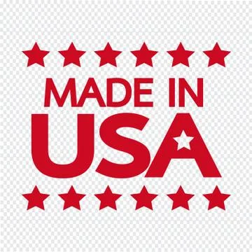 Made in USA Icon Stock Illustration