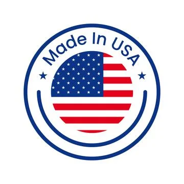 Made in USA icon vector, Quality Guarantee icon vector Stock Illustration