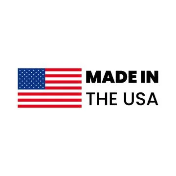 Made in the USA icon vector,Premium Quality by made in the usa emblem Stock Illustration
