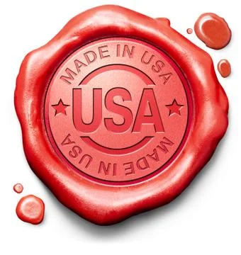 Made in usa Illustrazione stock