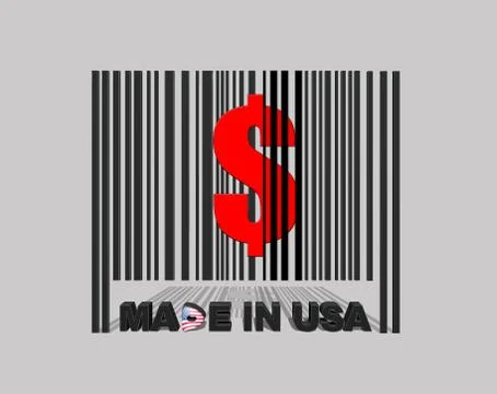 Made in usa. Stock Illustration