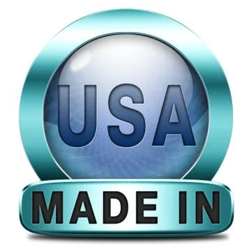 Made in usa Illustrazione stock