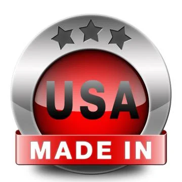 Made in usa Stock Illustration