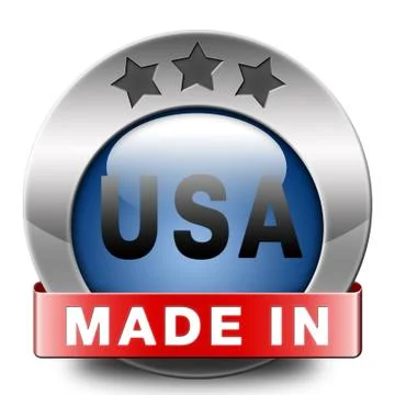 Made in usa Illustrazione stock