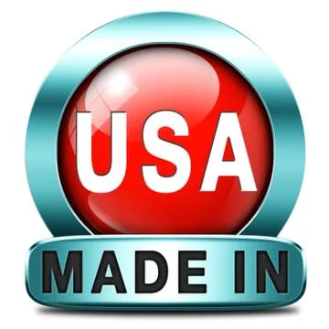 Made in usa Stock Illustration