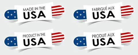 Made in USA Stock Illustration