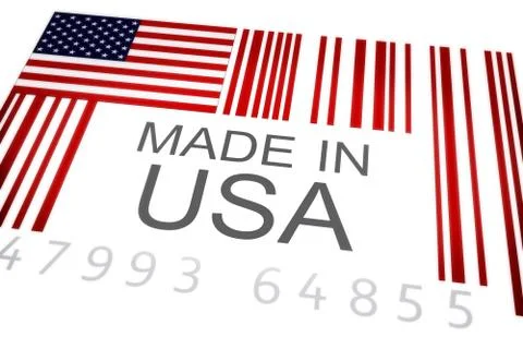 Made in USA Illustrazione stock