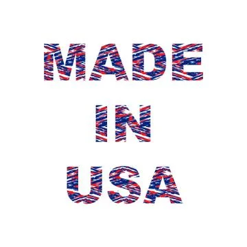 Made in USA Stock Illustration