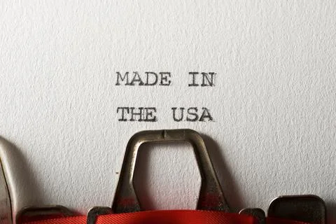 Made in The Usa 写真素材