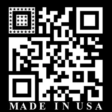 Made in usa qr code Stock Illustration