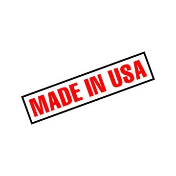 Made in USA Rubber Stamp Vector Template Stock Illustration