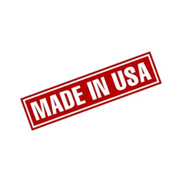 Made in USA Rubber Stamp Vector Template Stock Illustration