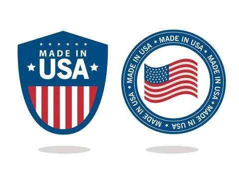 Made in usa seals Ilustração Stock
