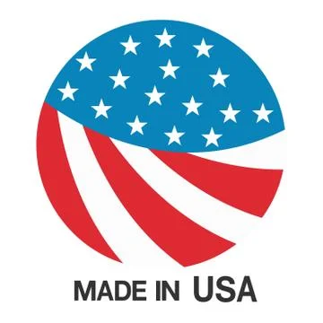 Made in USA sign vector Stock Illustration