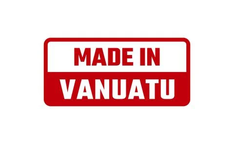 Made In Vanuatu Rubber Stamp Stock Illustration