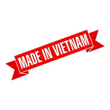 Made in Vietnam Rubber Stamp Vector Template Ilustração Stock