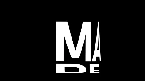 Made Warp Text Animation Stock Footage 314999048