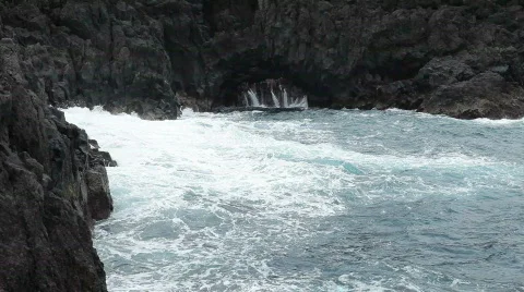 Madeira coast Stock Footage