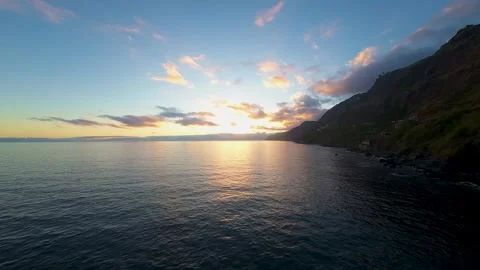 Madeira - Coast Sunset 8 Stock-Footage 282739721