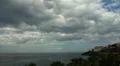 Madeira coastline with clouds HD Footage