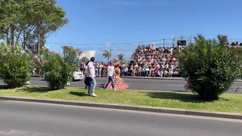 Madeira Flower Classic Auto Parade 2026 (Part 23) Video stock 334670513