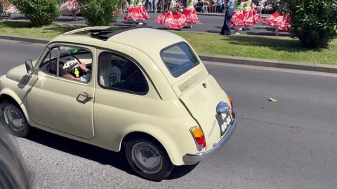 Madeira Flower Classic Auto Parade 2026 (Part 46) 스톡 동영상 334670703