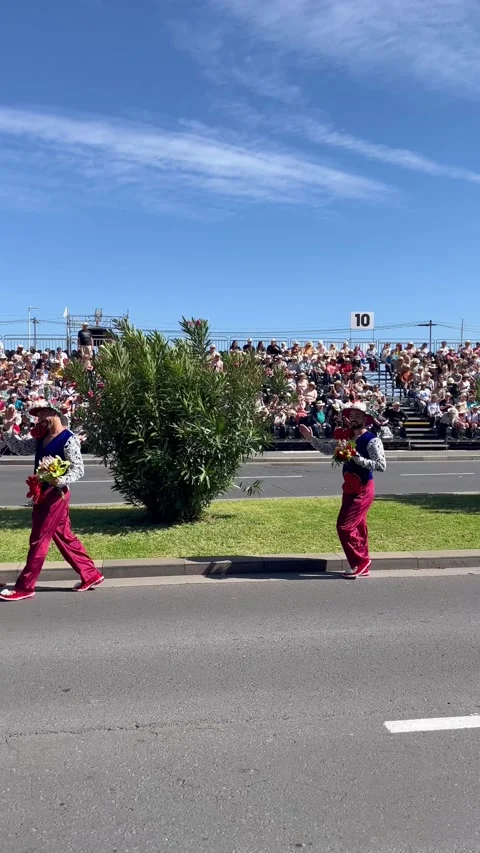 Madeira Flower Classic Auto Parade 2026 (Part 55) Video stock 334670807