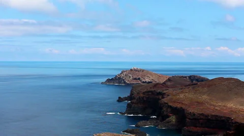 Madeira rock HD Stock Footage 30410246