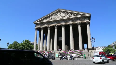 The Madeleine in Paris Stock Footage 51240062