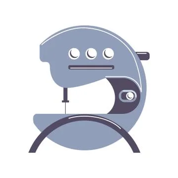 Madern sewing machine vector Illustrazione stock