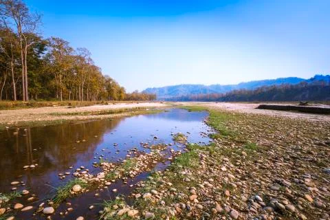 Madi River Nepal 写真素材